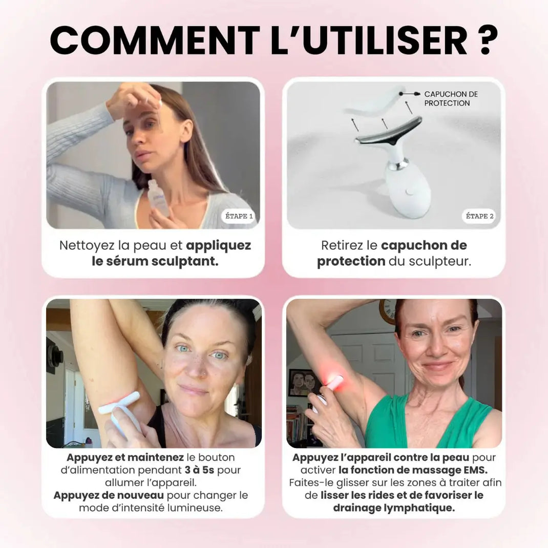 Aube™ : Sculpteur Bras LED 7 en 1