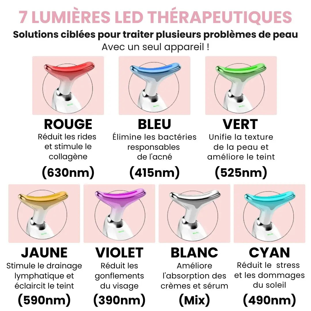Aube™ : Sculpteur Bras LED 7 en 1
